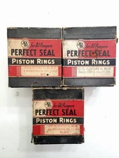 3x NOS OLDSMOBILE Piston Ring Sets 1936 No 42-F, 1937 No 46-F, 1938-42  No. 47