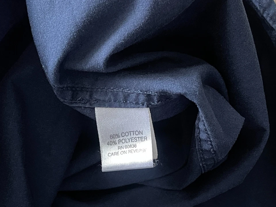 Apple Employee Shirt Mens Small Blue Button Down Long Sleeve - Image 4 of 4