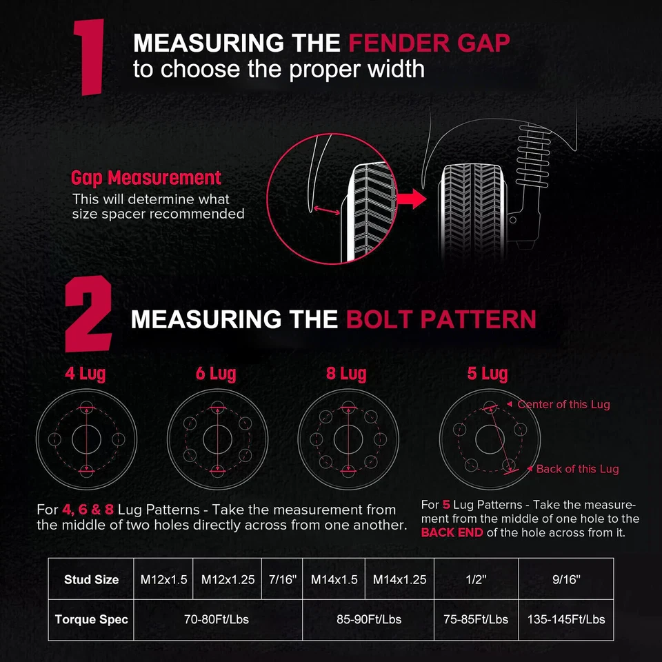 4PCS 1.5'' 8x180 to 8x6.5 Wheel Adapters for GMC Sierra Chevy Silverado 2500 HD - Image 4 of 4