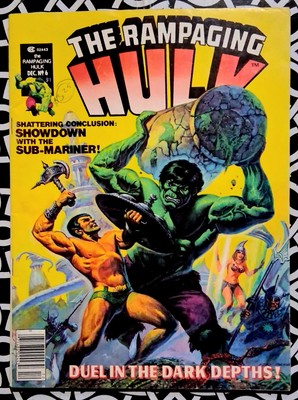 Rampaging Hulk #6 - FN - 1977 - Marvel Comics - Uniqely Oversized  