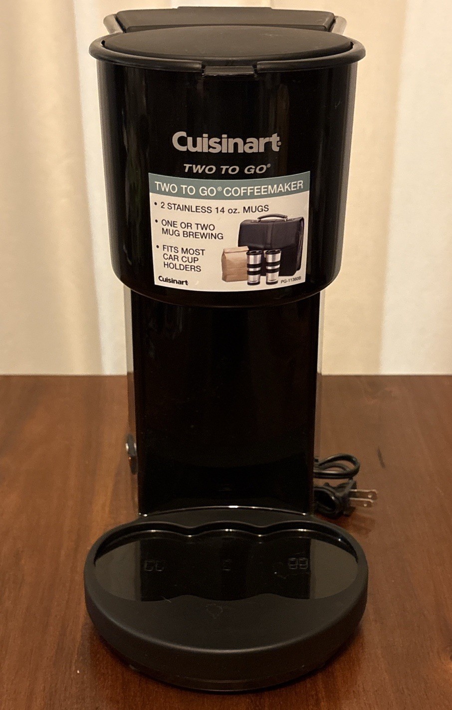 W/ Dual Travel Mug Base Single Serve  No Cups