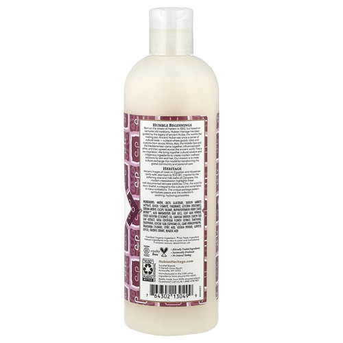 Nubian Heritage Body Wash Goat s Milk Chai 13 fl oz 384 ml B Corp, - Picture 2 of 2