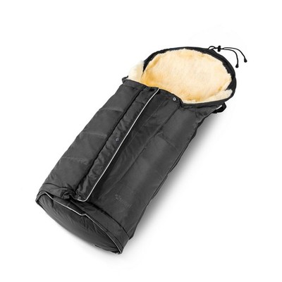 Fellhof Kinderwagenfellsack Fußsack HOCHSÖLDEN schwarz TOP
