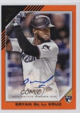 2022 Topps Gallery Rookie Auto Orange 9/25 Bryan De La Cruz #RA-BDL RC