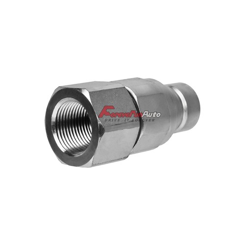 2 Sets 3/4" NPT Flat Face Hydraulic Quick Connect Couplers Couplings Skid Steer - Picture 8 of 12