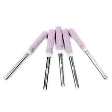 5pc 5/32" Diamond Chainsaw Sharpener Burr Bit File 120 Grit Dremel Rotary Tool b