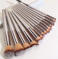 14 Pcs Make up Brush Set Buffer Powder Contour Eyeshadow With Full Brushes Set