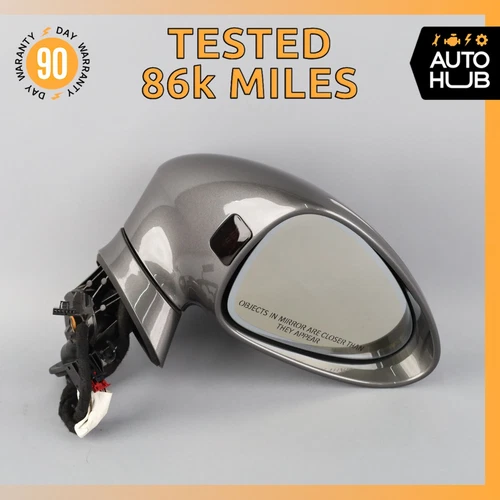 14-16 Porsche Panamera 970 Right Side Rear View Door Mirror w/ Blind Spot OEM