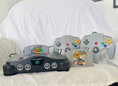 Nintendo 64 Console System BUNDLE w (2) Controller Power Nintendo 64 Console System BUNDLE w (2) Controller Power
