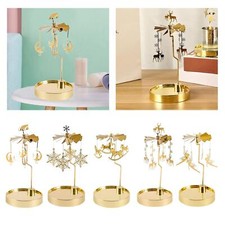 Rotating Candle Holder Holder Plate Candlestick Thanksgiving Home Ornament