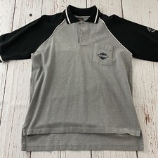 Harley-Davidson Rocky Mountain Short Sleeve Polo Shirt Men's XL Gray
