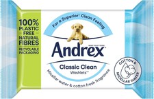 Andrex Toilet Tissue Classic Clean Washlets Moist 36 Wipes