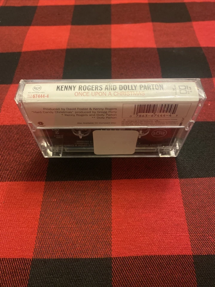 SEALED Brand New! Once Upon a Christmas Dolly Parton/Kenny Rogers Cassette Rare - Image 3 of 4