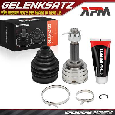 Gelenksatz Antriebswelle Vorne radseitig für Nissan Note E12 Micra IV K13K 1.2L