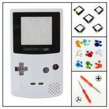 Nintendo Game Boy Color GBC Housing Shell WHITE PICK YOUR LENS AND BUTTONS 