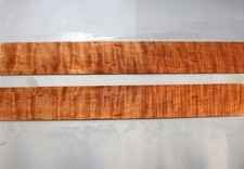 5A Guitar Sides Board Ripple Maple Wood Set Luthier Supply 32.4"x4.4"x0.2"