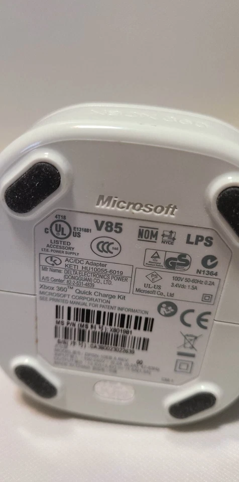 Microsoft XBOX 360 Dual Quick Charge Kit Dock Station No Battery- NOT TESTED - Image 3 of 3