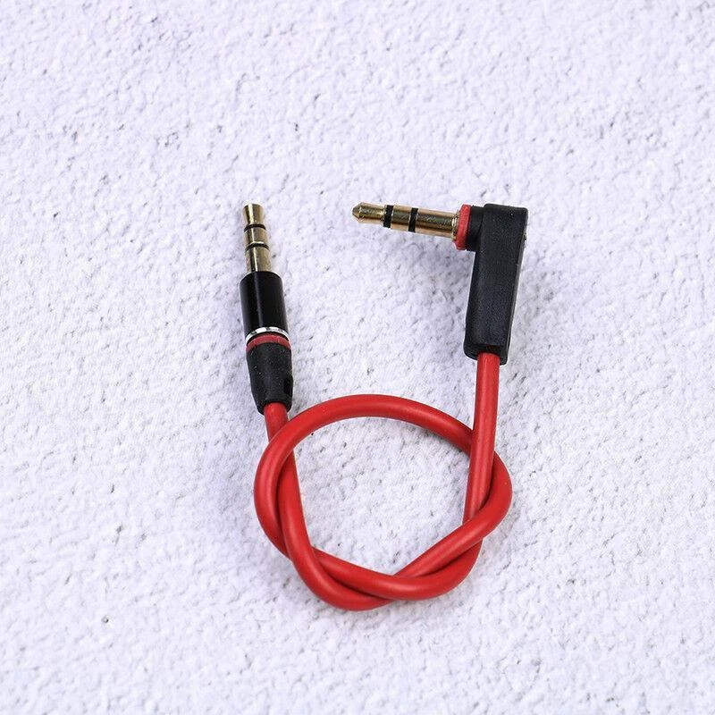 Aux audio cable Audio Cables Cord 3.5mm Short 30cm Stereo to Jack Aux Cable Male - Image 4 of 4