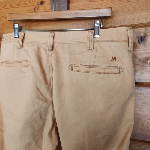 Haggar Life Khaki Relaxed Straight Fit Chino Pants Flat Front Classic Sz 36 X30" - Bild 7 von 11