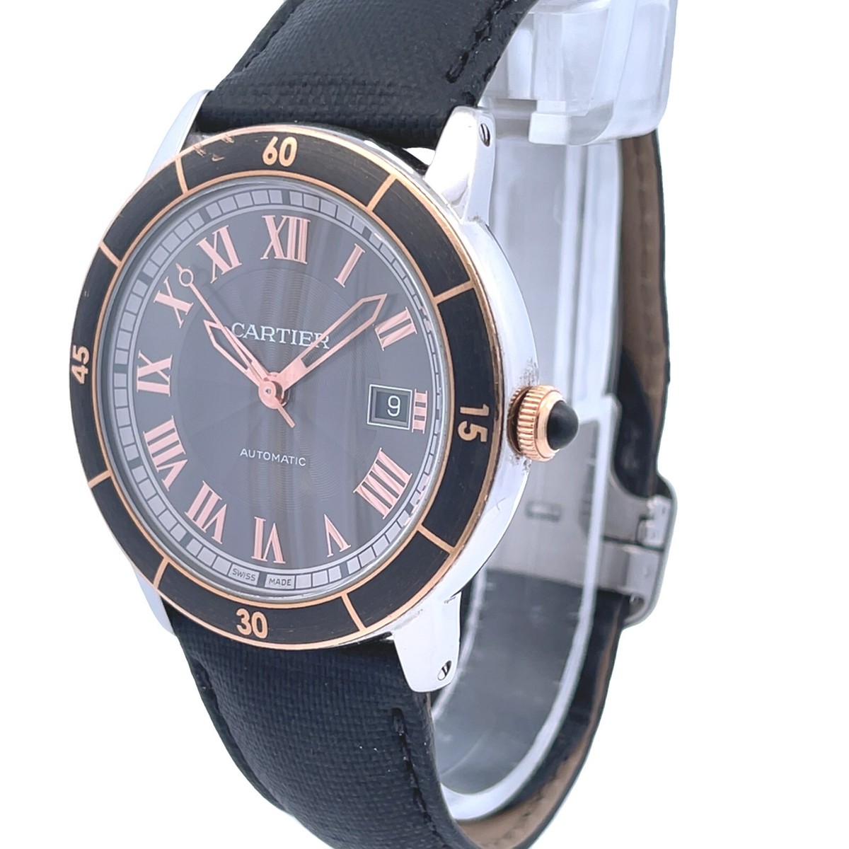 Cartier Ronde Croisiere 42mm Rose Gold and Stainless Grey Dial