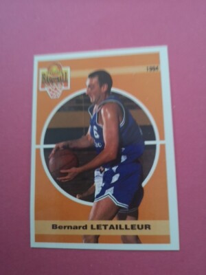 Bernard Letailleur Solac Basketball Card Panini 1994 Lnb Pro A France #42