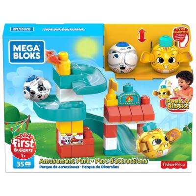 Mattel GKX70 Mega Bloks Vergnügungspark First Builders
