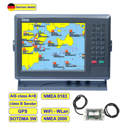 AIS class B Transponder & Chartplotter 10,4 zoll NMEA2000+0183 XINUO XF-1069B