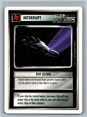 Star Trek CCG Ship Seizure TCG Decipher Premiere 1995 Beta