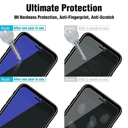 1/3/5X For iPhone X/11/12/13/14/15/16 Glass/Anti-Blue Screen Protector Lot - Picture 11 of 22