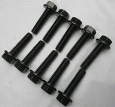 Hex Head Flange Bolt 3/8"- 16 x 1-1/2" Long "10 Bolts" Grade 8  3/8x16x1-1/2