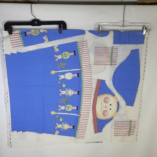 Daisy Kingdom Clothesline Bunny Jumper Panel 1 Fabric Panel Cut & Sew Uncut - Picture 5 of 16