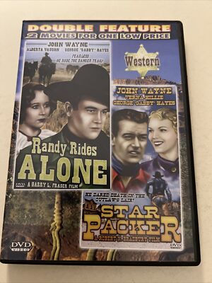 Western Double Feature Randy Rides Alone and Star Packer DVD