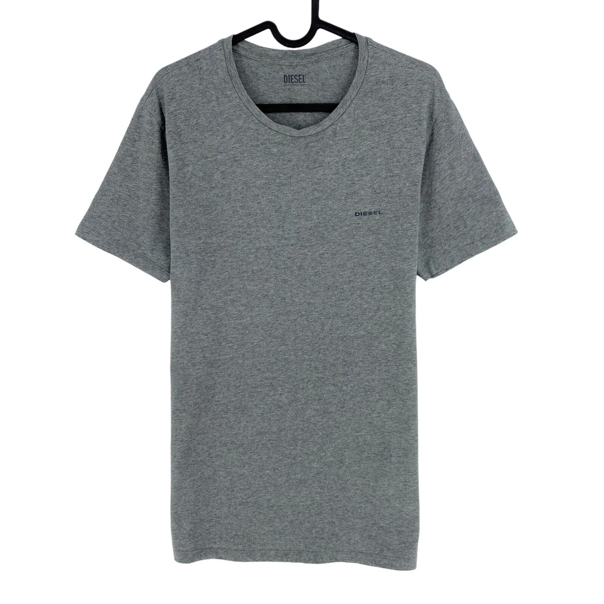 T-shirt Homme Diesel Gris Motif Tigre - Taille M, 100% Coton (occasion Parfait état)