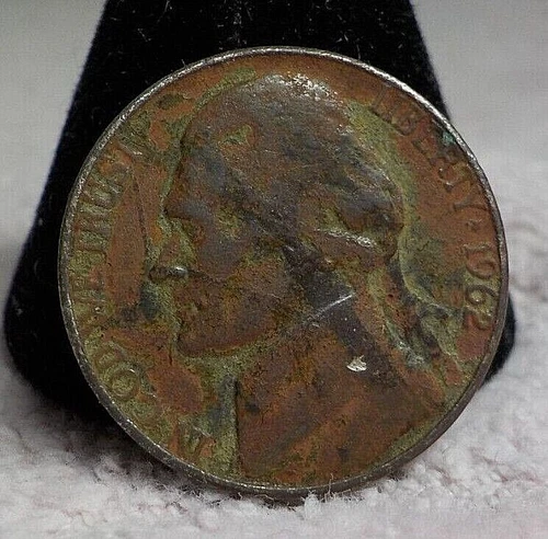 1962-P Jefferson Nickel — photo from the most recent tracked eBay sale