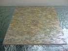 Stunning Square Natural Micaceous Schist Hand Cut Stone Trivet / Placemat 