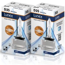 2x D3s Genuine Lunex Xenon Car Lamps Replacement For Philips Ge Osram 6000k