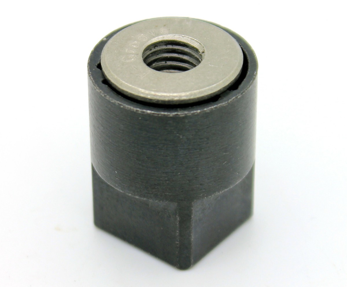 NEW 3/8-16 T-Groove Tamper Proof Security Nuts x 2 & Tool Socket