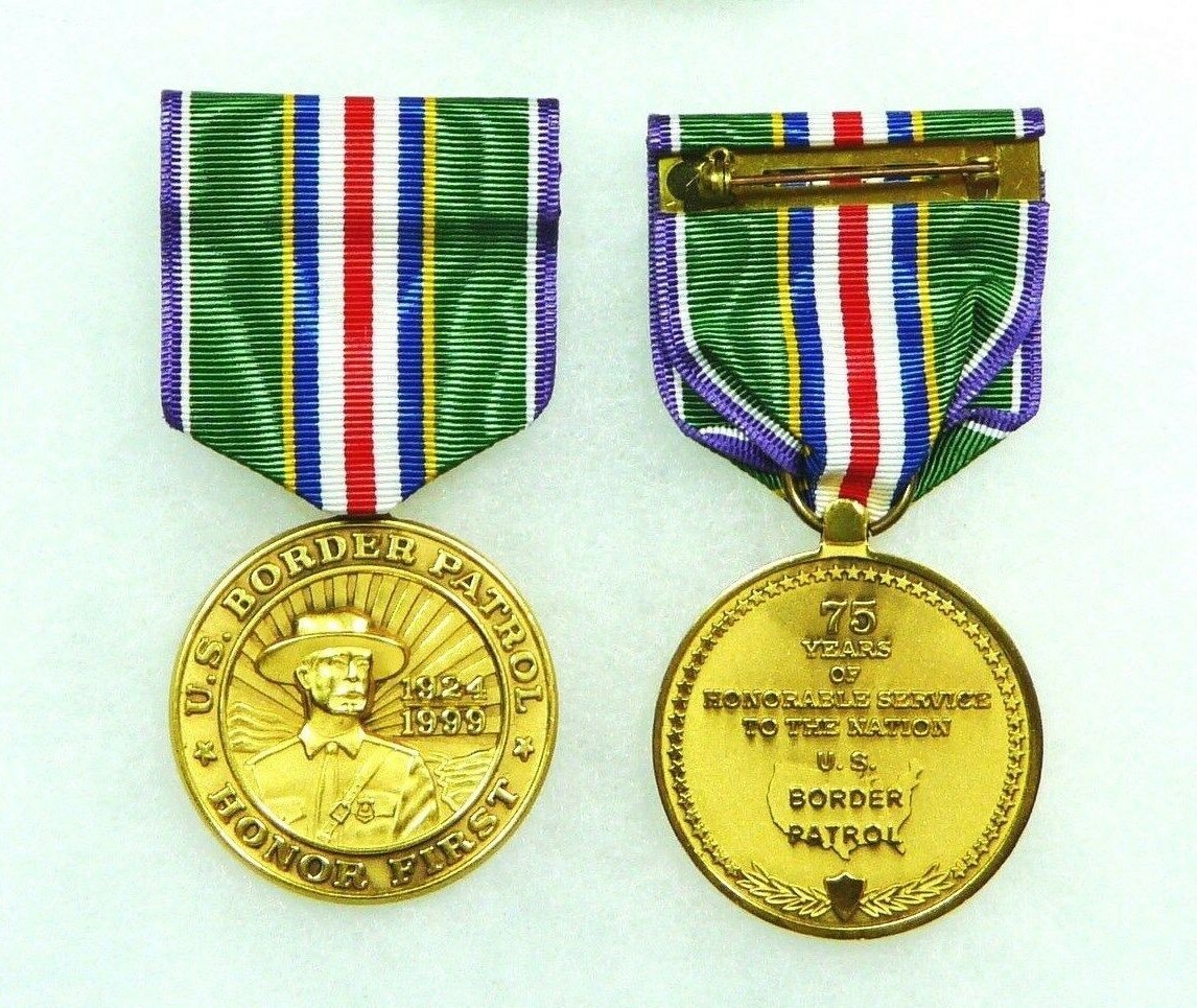 US Agency, Department. Border Patrol 75th Anniversary Medal | eBay