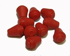 10 TEN Plastic Foil Epee Fencing Swords Tips Standard Small