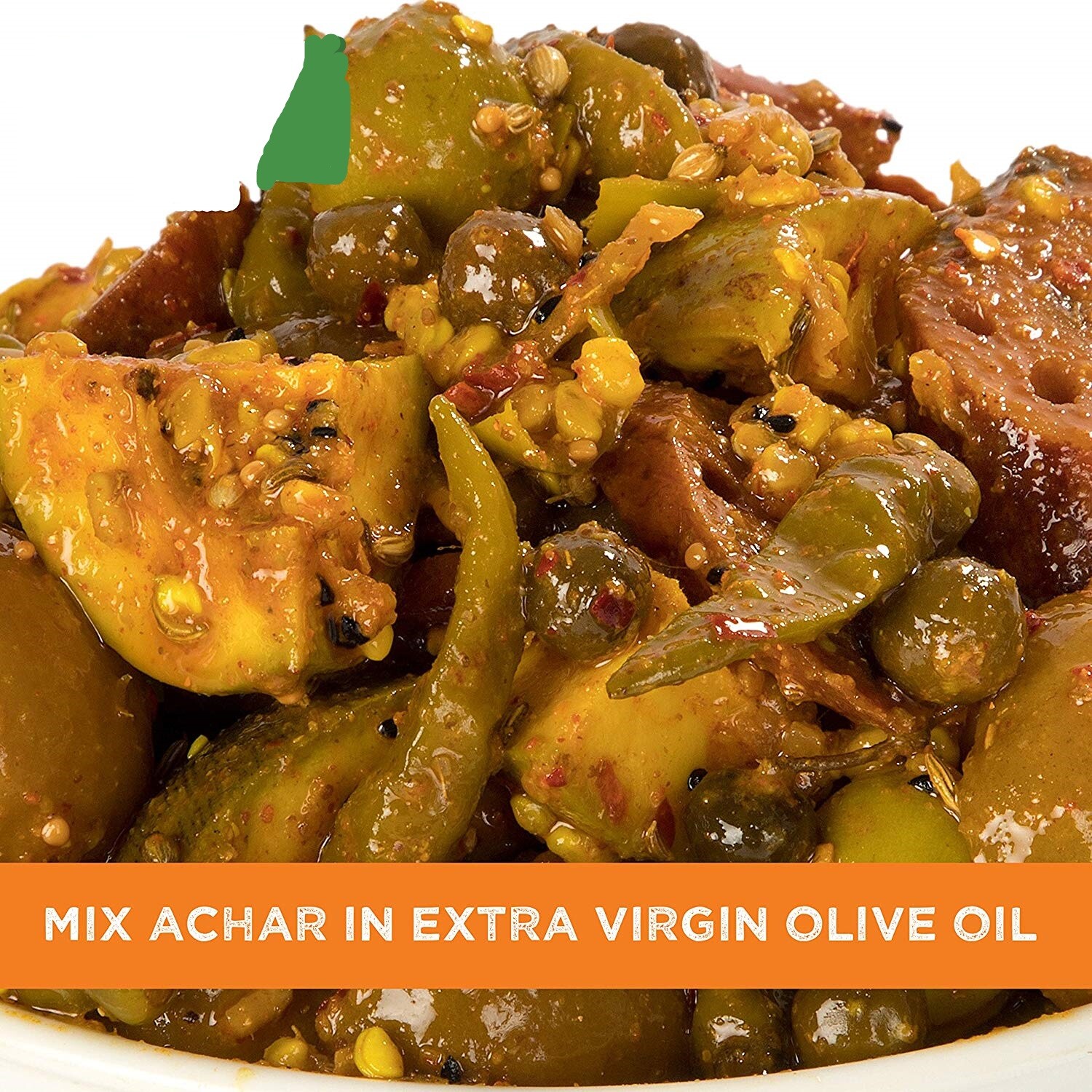 Home Made Mixed Pickle 500gm In Extra Virgin Olive Oil Achar Free Shipping World Ebay