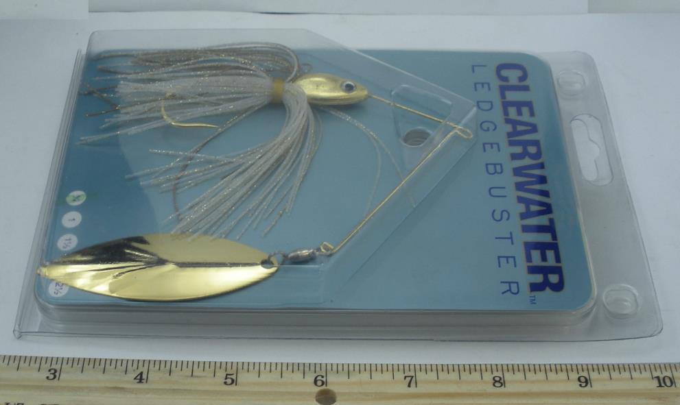 Strikezone LB03424GW 3/4 Oz Ledgebuster Clearwater Spinner Bait eBay