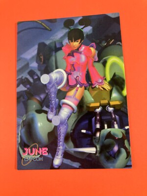 JUNE No.18 Star Gladiator CAPCOM Gal's Island Trading Card