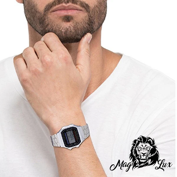 Orologio Modello Casio Colore Argento/Oro /Oro Rosa Unisex Uomo Donna - Immagine 4 di 4