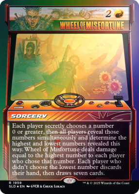 MTG Secret Lair ~ Arcade Racers ~ Rainbow FOIL ~ Sealed in Hand