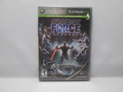 Star Wars: The Force Unleashed (Microsoft Xbox 360, 2008) Factory Sealed