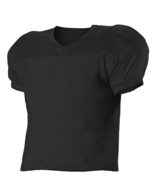Alleson Athletic Herren Mesh Fußball Trikot Schwarz S/M Kurzarm Trainingsjersey