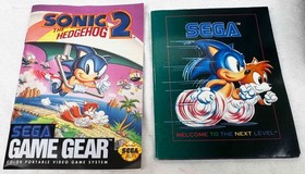 Sega Game Gear color portable video game system Sonic the Hedgehog 2 console