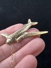 VTG Clipper Alaska Airplane Service Pin 40 Award Blue Enamel Mid-Century — photo 3