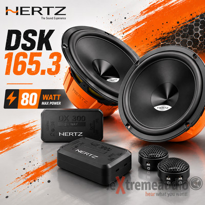 Hertz DSK 165.3 2-Wege 16,5 cm (6.5'') Komponenten Lautsprecher Set 160 Watt