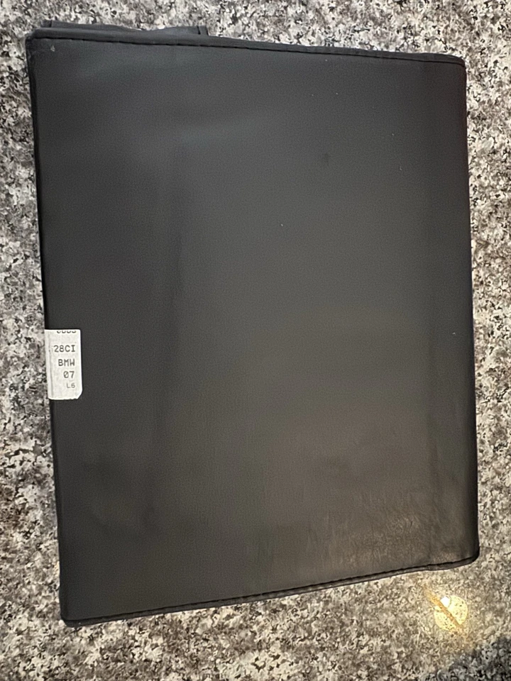 BMW 328I 2009 manual del propietario original con estuche de cuero Foto 2 de 4